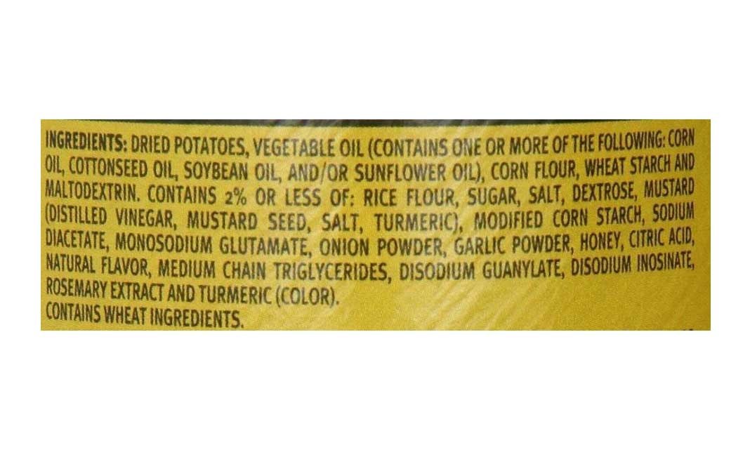 Pringles Honey Mustard Flavoured Potato Chips   Container  160 grams
